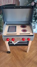 Houten barbeque te koop,bijna nieuw., Enlèvement