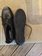chaussures plates, Chaussures basses, Comme neuf, Noir, Hush puppies
