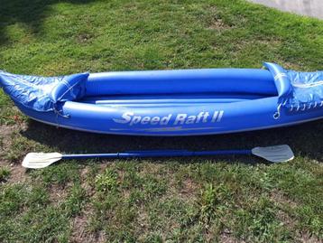 Opblaasbare kajak - kano Speedraft met peddel, Gonflable, Enlèvement ou Envoi, Kayak, Utilisé