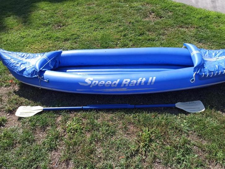 Opblaasbare kajak - kano Speedraft met peddel, Watersport en Boten, Kano's, Gebruikt, Kajak, Twee personen, Opblaasbaar, Met peddels