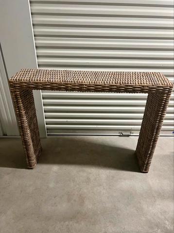 Entreeconsole - geweven rotan (H 90 cm - L 110 cm) beschikbaar voor biedingen