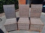 6 zware rieten stoelen, Huis en Inrichting, Stoelen, Ophalen