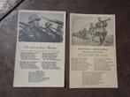 WO 2 liederen kaarten aan 3,50 € / stuk, Ophalen of Verzenden, Landmacht, Foto of Poster