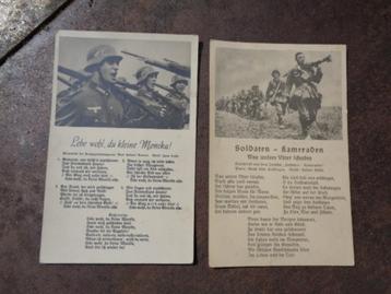 WO 2 liederen kaarten aan 3,50 € / stuk beschikbaar voor biedingen