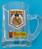 Real Madrid 1979 vintage glaasje van bier Bacchus, Verzamelen, Biermerken, Ophalen of Verzenden, Zo goed als nieuw, De Koninck