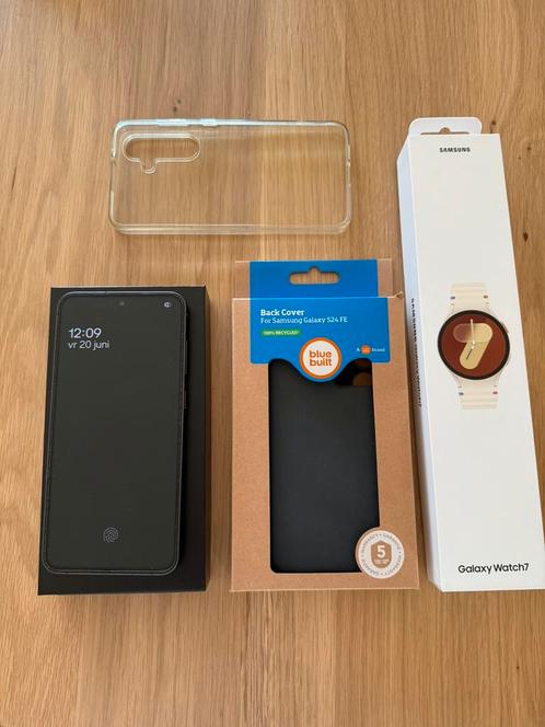 Samsung Galaxy S24 FE + Samsung galaxy watch7, Telecommunicatie, Mobiele telefoons | Samsung, Zo goed als nieuw, Overige modellen