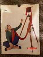 Calendriers GEVAERT Vintage publicitaires - années 50, Enlèvement, Utilisé, Calendrier annuel