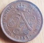 BELGIË : 2 cent 1911 VL XF, Verzenden, Brons, Losse munt