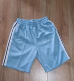 "Palm Angels Sportshort Lichtblauw met Strepen", Kleding | Heren, Sportkleding, Maat 52/54 (L), Fitness, Verzenden, Palm angels
