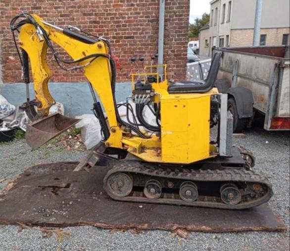 graafmachine minigraver 1ton, Zakelijke goederen, Machines en Bouw | Kranen en Graafmachines, Graafmachine, Ophalen of Verzenden