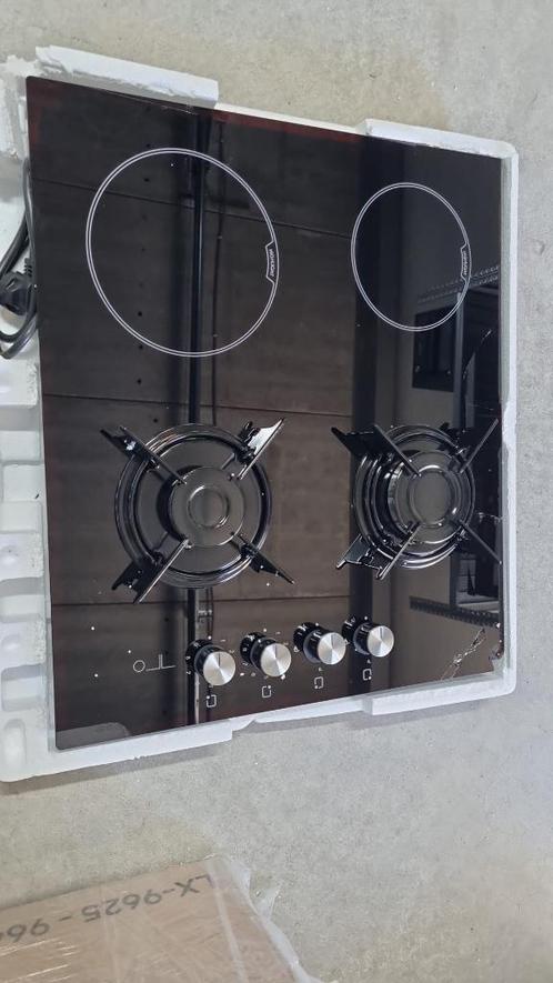 Gas & Inductie Kookplaat – Nieuw met Transportschade – €45, Elektronische apparatuur, Kookplaten, Nieuw, Inbouw, Gas, 4 kookzones