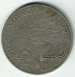 20 Makuta 1973 Zaïre, Envoi, Autres pays, Monnaie en vrac