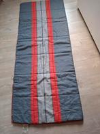 Slaapzak grijs met rode strepen  70 x 180 cm, Caravans en Kamperen, Slaapzakken, Ophalen, Zo goed als nieuw