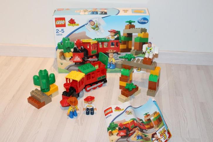 Duplo Toy Story grote treinjacht + brug en sporen, Kinderen en Baby's, Speelgoed | Duplo en Lego, Zo goed als nieuw, Duplo, Complete set
