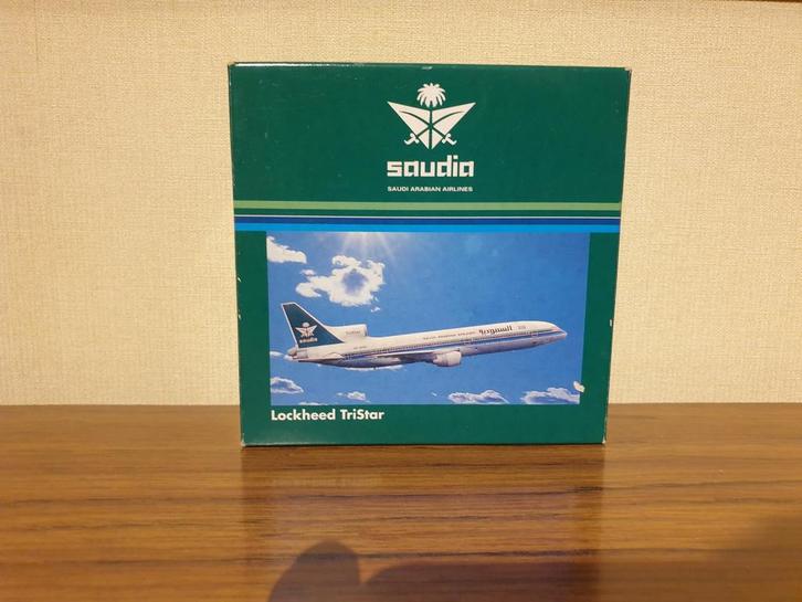 Saudia, Verzamelen, Luchtvaart en Vliegtuigspotten, Zo goed als nieuw, Schaalmodel, Ophalen of Verzenden
