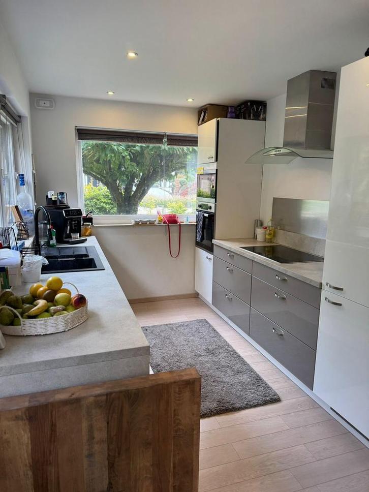 Keuken krefel, Huis en Inrichting, Keuken | Complete keukens, Zo goed als nieuw, Dubbelwandige keuken, Wit, Hout, Hoogglans of Gelakt
