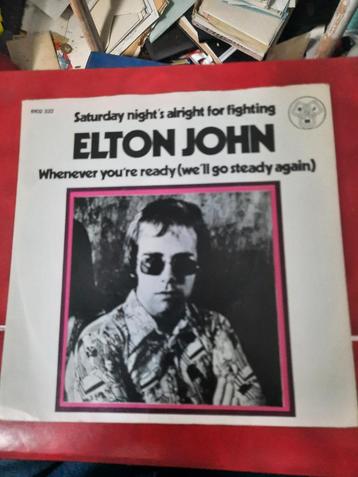 single Elton John - Saturday night's alright for fighting beschikbaar voor biedingen