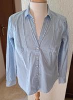 H&M lichtblauw gestreepte blouse 46, Kleding | Dames, Blouses en Tunieken, H&M, Blauw, Maat 46/48 (XL) of groter, Ophalen of Verzenden