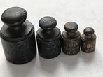 Set metalen gewichten, gemerkt, Antiek en Kunst, Ophalen of Verzenden