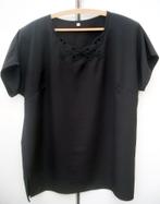 Zwarte blouse maat M, Noir, Taille 38/40 (M), Porté, Enlèvement ou Envoi