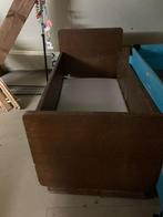 oud kinderbedje, Ophalen, Gebruikt