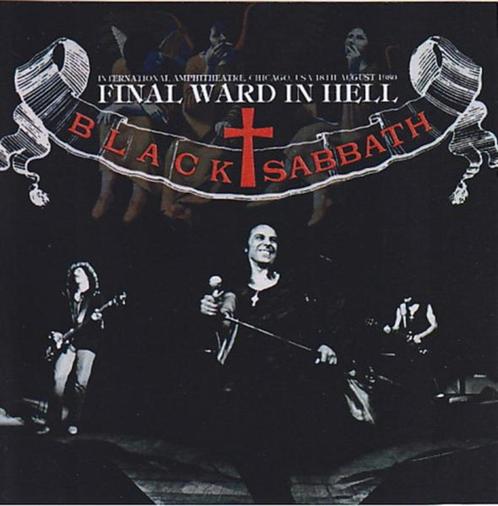 2 CD's  BLACK SABBATH - Final Ward In Hell - Live 1980, CD & DVD, CD | Hardrock & Metal, Neuf, dans son emballage, Envoi