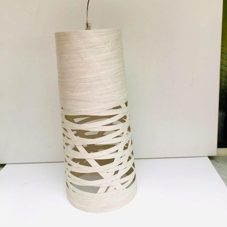 Tress Stilo Blanco designlamp van Fiscarini, Huis en Inrichting, Lampen | Hanglampen, Zo goed als nieuw, Glas, Ophalen of Verzenden