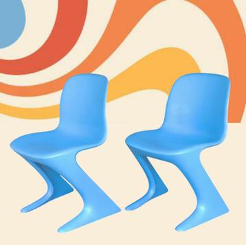 Retro space age Z-stoelen (set van 2) beschikbaar voor biedingen