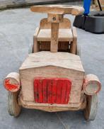 Antieke houten speelgoed auto, Ophalen, Gebruikt