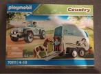 Playmobil Country auto met aanhanger (70511) - nieuw, Ophalen of Verzenden, Nieuw, Complete set