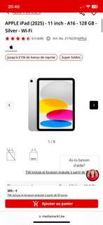 Apple Ipad(2025) 11 Silver, Informatique & Logiciels, Apple iPad Tablettes, Enlèvement ou Envoi, Apple iPad, Comme neuf, 128 GB