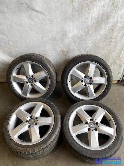 MERCEDES SLK sport Velgen breedset 5x112 66.6 17 inch, Auto-onderdelen, Banden en Velgen, Band(en), Gebruikt