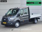 Ford Transit 170pk Automaat Dubbel Cabine 3500kg Trekhaak Op, Auto's, Bestelwagens en Lichte vracht, Automaat, Stof, 1995 cc, Euro 6