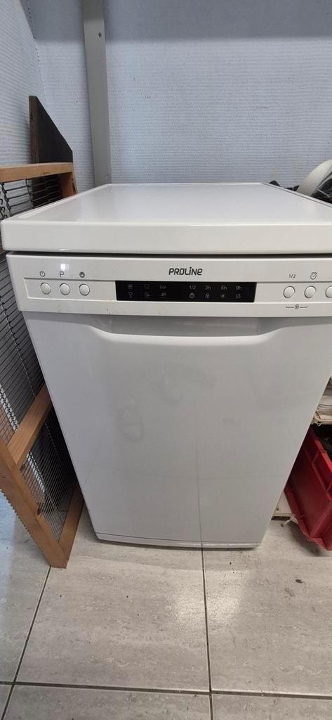 Proline vaatwasser 45 cm – werkt perfect – zeer proper, Elektronische apparatuur, Vaatwasmachines, Zo goed als nieuw, Vrijstaand