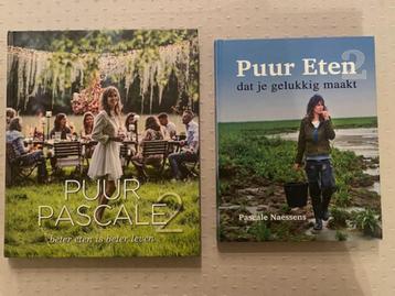 Lot van 2 boeken Pascale Naessens :Puur Pascale 2/Puur eten beschikbaar voor biedingen