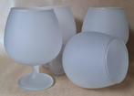 4 Coupes/Glazen - frosted/mat, Ophalen of Verzenden, Nieuw, Overige typen