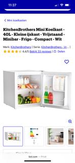 Mini koelkast kitchenbrothers nieuwprijs 119 euro, Elektronische apparatuur, Ophalen, Zo goed als nieuw