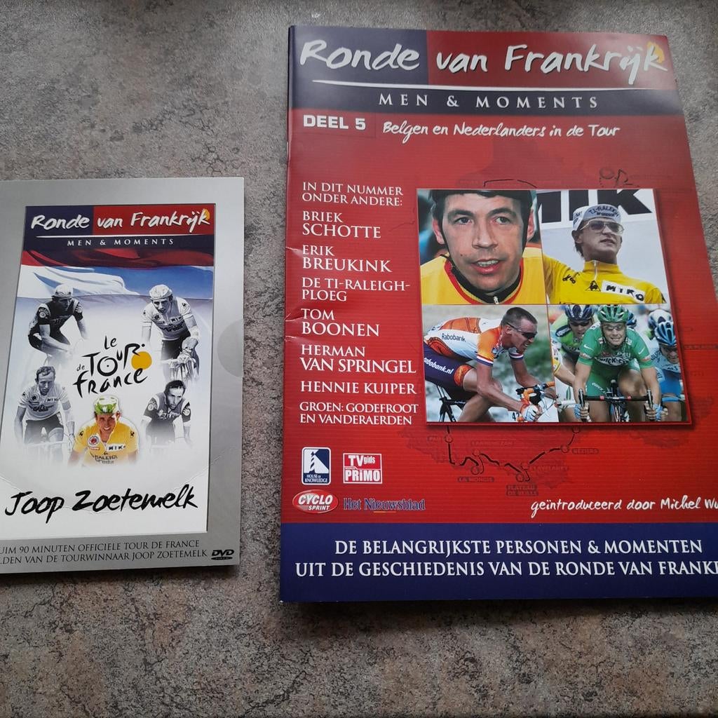 Ronde van Frankrijk Men & Moments deel 5 + DVD., Enlèvement ou Envoi, Course à pied et Cyclisme