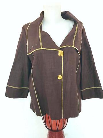 Veste légère LISA CHESNEY couleur chocolat taille XXL, Vêtements | Femmes, Enlèvement ou Envoi, Comme neuf