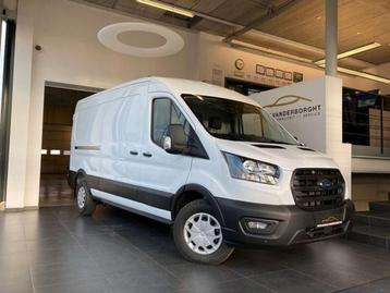 Ford Transit 2T 350L TREND L3H2 NIEUW OKM 26900+BTW, Auto's, Bestelwagens en Lichte vracht, 1998 cc, Stof, 4 cilinders, Wit