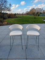 6 Calligaris stoelen hoge zit., Huis en Inrichting, Barkrukken, Gebruikt, Leer, Ophalen