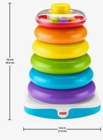 Fisher price ringpiramide ( groot : 12M+), Ophalen, Rammelaar