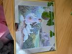 Spiegel met print, Ophalen, Print