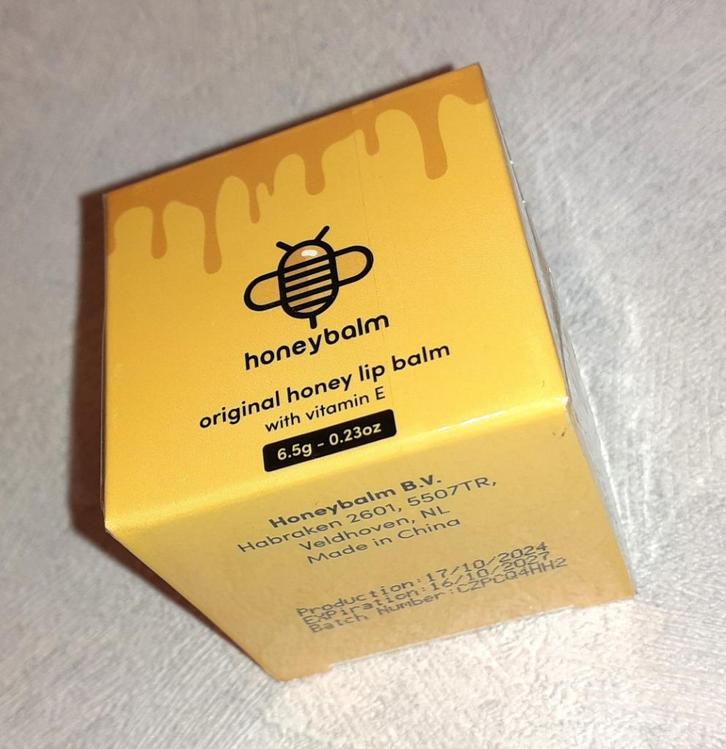 Lippenbalsem Honeybalm Honing, Handtassen en Accessoires, Uiterlijk | Gezichtsverzorging, Nieuw, Verzorging, Lippen, Verzenden