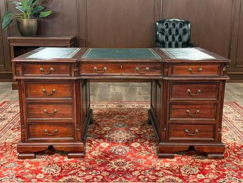 Vintage klassiek Engels bureau #491, Huis en Inrichting, Bureaus, Zo goed als nieuw, Bureau, Ophalen of Verzenden