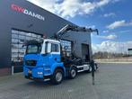 MAN TGS 35.440 8x4 H-6 Hydrodrive Haak/Hiab 288 EP-3 Euro 5, Auto's, Blauw, MAN, Parkeercamera, Te koop