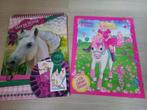 2 nieuwe kleurboeken stickerboeken paardjes horses princess, Hobby en Vrije tijd, Nieuw, Ophalen of Verzenden