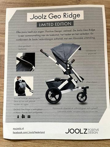 Joolz Geo Ridge duo buggy + heel veel toebehoren beschikbaar voor biedingen