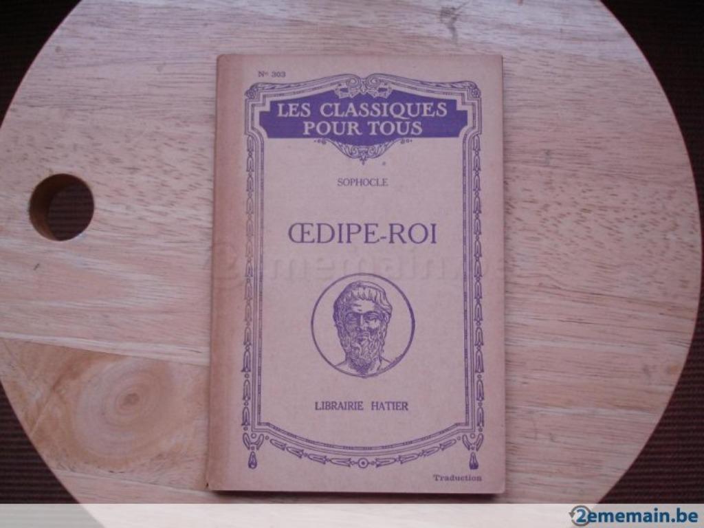 Oedipe-Roi, Sophocle, Enlèvement ou Envoi, Utilisé