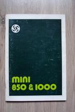 Mini 850 & 1000 (British Leyland)., Autos : Divers, Modes d'emploi & Notices d'utilisation, Enlèvement ou Envoi